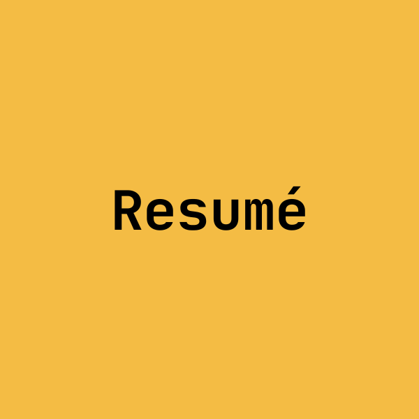 resume